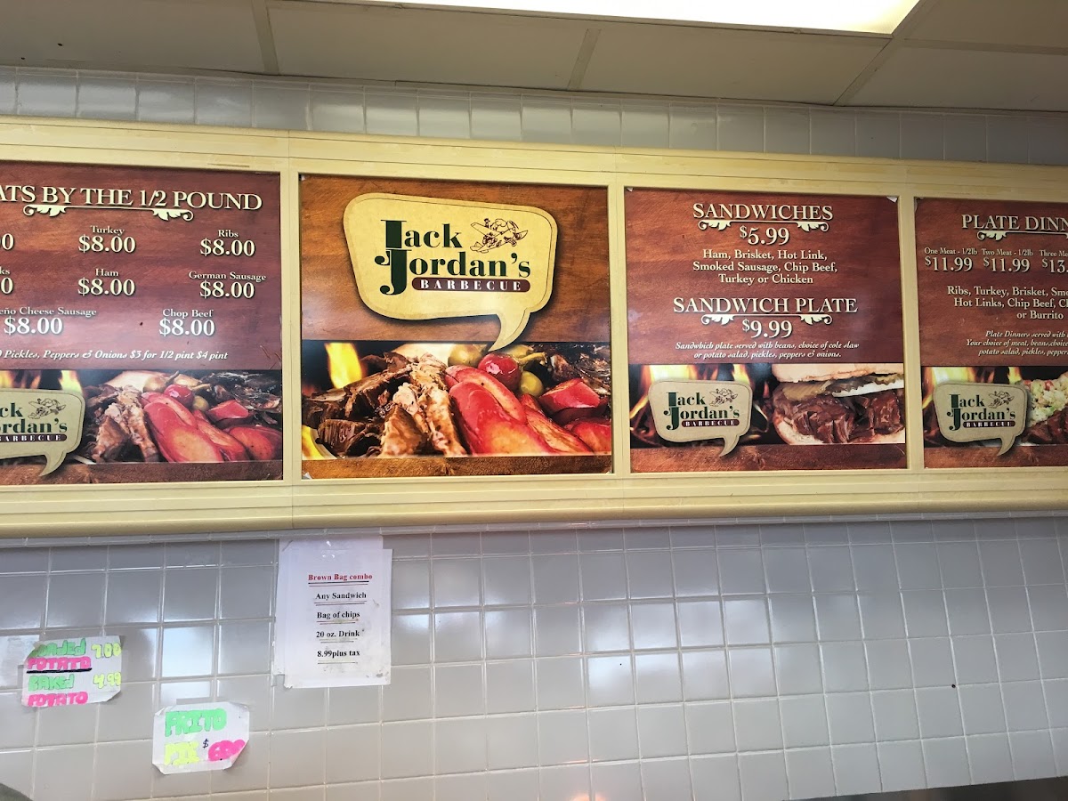 Jack Jordan's Bar-B-Que Menu - Image 6